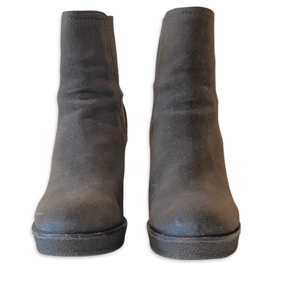 SPLENDID Suede Wedge Ankle Boots Size 7 - Picture 8 of 12